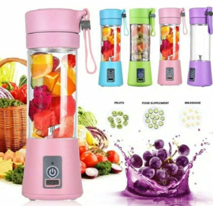 Portable Blender With USB Rechargeable Mini Kitchen Fruit Juice Mixer